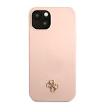 iPhone 13 Mini Guess - 199 - SILICONE LOGO - pink 