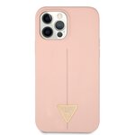 iPhone 11 Guess - 146 - SILICONE LINE TRIANGLE - pink 