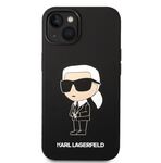 iPhone 15 Pro Karl Lagerfeld - LIQUID SILICONE IKONIC - 045 