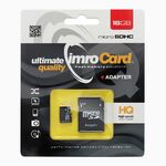 Imro  16 GB micro SD memóriakártya + átalakító 