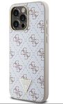 iPhone 15 Pro Guess - 206 - LEATHER TRIANGLE METAL LOGO - fe 