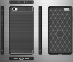 iPhone 7 / 8  fekete Carbon szilikon tok 
