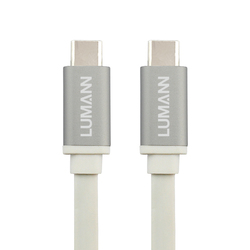 Lumann type C - type C Usb Cable, 1M, silver