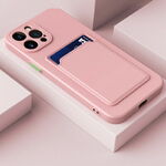 iPhone 12 Pro Card Case - rózsaszín 