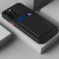 Samsung A72 Card Case - fekete
