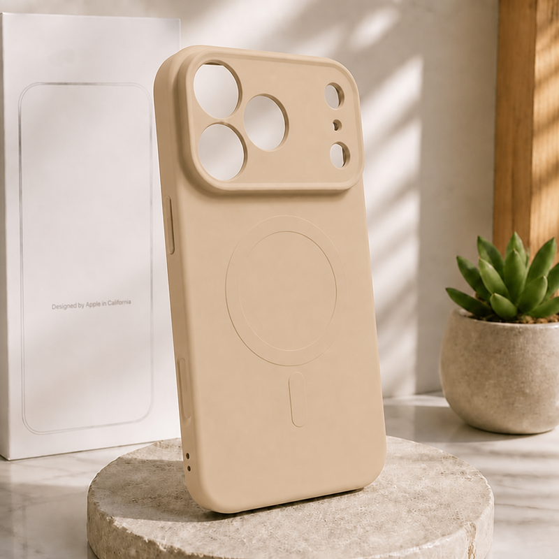 MAGSAFE PREMIUM PASTEL iPhone 14 Pro - púder