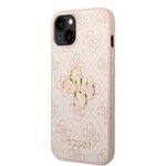 iPhone 14 Pro Max Guess - 811 - METAL LOGO - pink