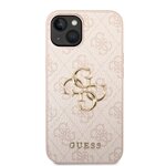 iPhone 12 / 12 Pro Guess - METAL LOGO - pink - 839 