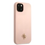 iPhone 13 Mini Guess - 199 - SILICONE LOGO - pink