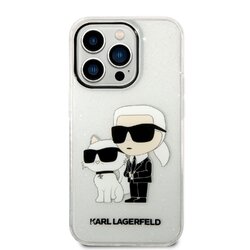 iPhone 14 Pro Karl&Choupette Ikonik - GLITTER - transp. - 265