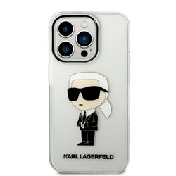 iPhone 14 Pro Max Karl Lagerfeld Ikonik - TRANSPARENT -  111