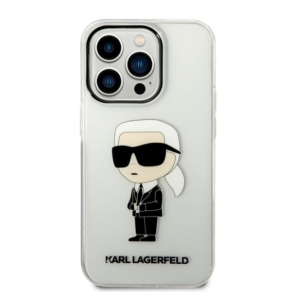 iPhone 14+ Karl Lagerfeld Ikonik - TRANSPARENT -  098