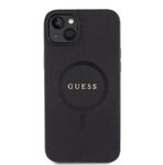 iPhone 15 Guess - 766 - SAFFIANO MAGSAFE - fekete 