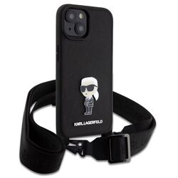 iPhone 15 Karl Lagerfeld - SAFFIANO CROSSBODY IKONIC - 815