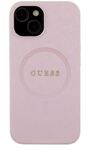 iPhone 15 Pro Guess - 206 - SAFFIANO MAGSAFE - pink 
