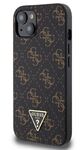 iPhone 12 / 12 Pro Guess - 674 - LEATHER TRIANGLE METAL LOGO -fe 