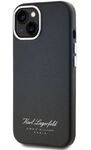 iPhone 13 Karl Lagerfeld - GRAINED PU HOTEL - 357 - fekete 