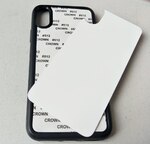 SZUBLIMÁLHATÓ TOK - FÉMLAPPAL - iPhone 16 Pro Max 