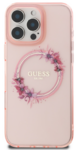 iPhone 16 Pro Guess - 020 - FLOWERS RING MAGSAFE - pink 