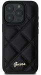 iPhone 16 Pro Max Guess - 075 - PU LEATHER QUILTED - fekete 