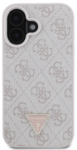 iPhone 16 Pro Max Guess - 514 - STRASS TRIANGLE METAL LOGO - 