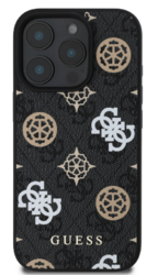 iPhone 16 Pro Max Guess - 931 - PU PEONY MAGSAFE - fekete