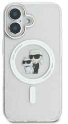 iPhone 16 Karl Lagerfeld - GLITTER KARL & C MAGSAFE - 538