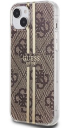 iPhone 15 Guess - 826 - IML 4G GOLD STRIPE - barna