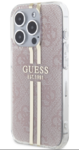 iPhone 15 Pro Guess - 120 - IML 4G GOLD STRIPE - pink 