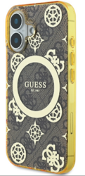 iPhone 16 Pro Max Guess - 081 - IML PEONY MAGSAFE - barna