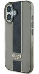 iPhone 16 Pro Guess - 229 - IML MIDDLE STRIPE - fekete