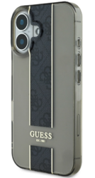 iPhone 16 Pro Max Guess - 236 - IML MIDDLE STRIPE - fekete