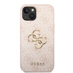 iPhone 16 Guess - 644 - METAL LOGO - pink 