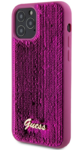 iPhone 12 / 12 Pro Guess - 923 - SEQUIN SCRIPT LOGO - magenta 