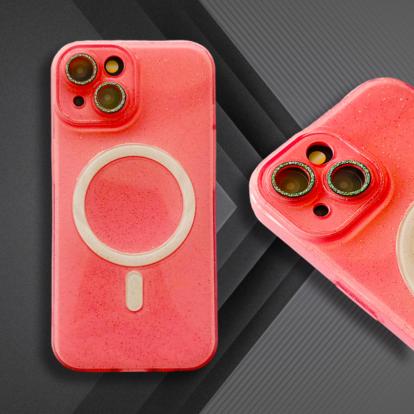 LARTE SHINY MAGSAFE iPhone 16+ - neon pink