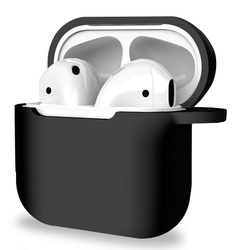 For AirPods 4 szilikon tok - fekete