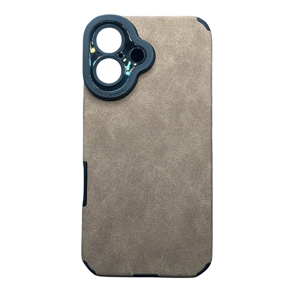 ALCANTARA iPhone 16+ - fekete