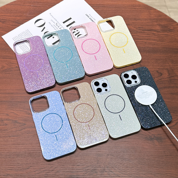 LARTE GLITTER MAGSAFE iPhone 16E / 17E - kék