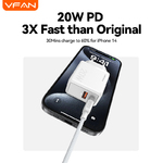 VFAN E14 3A 20W usb A + C adapter
