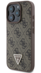 iPhone 16 Pro Max Guess - 439 - PU STRASS TRIANGLE METAL LOGO -  
