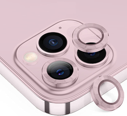 Samsung S25 metal kamera lencse üvegfólia - rózsaszín