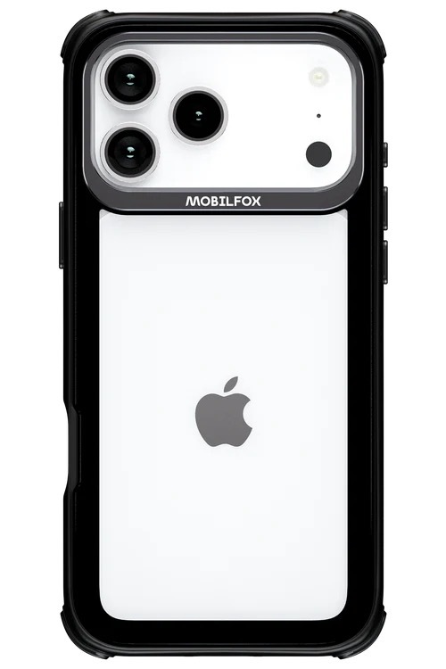 Mobilfox ProShock Black-Clear IP17 tok