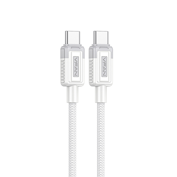 VFAN X24 60W usb C - C adatkábel, 1M, narancs