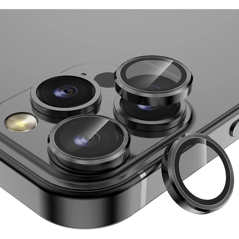 iPhone 17 Air metal kamera lencse üvegfólia - feket