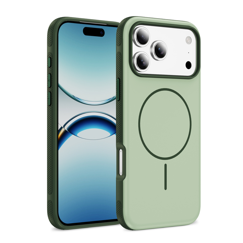 PASTEL MATTE iPhone 17 macha green + green