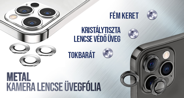 METAL KAMERA LENCSE ÜVEGFÓLIA