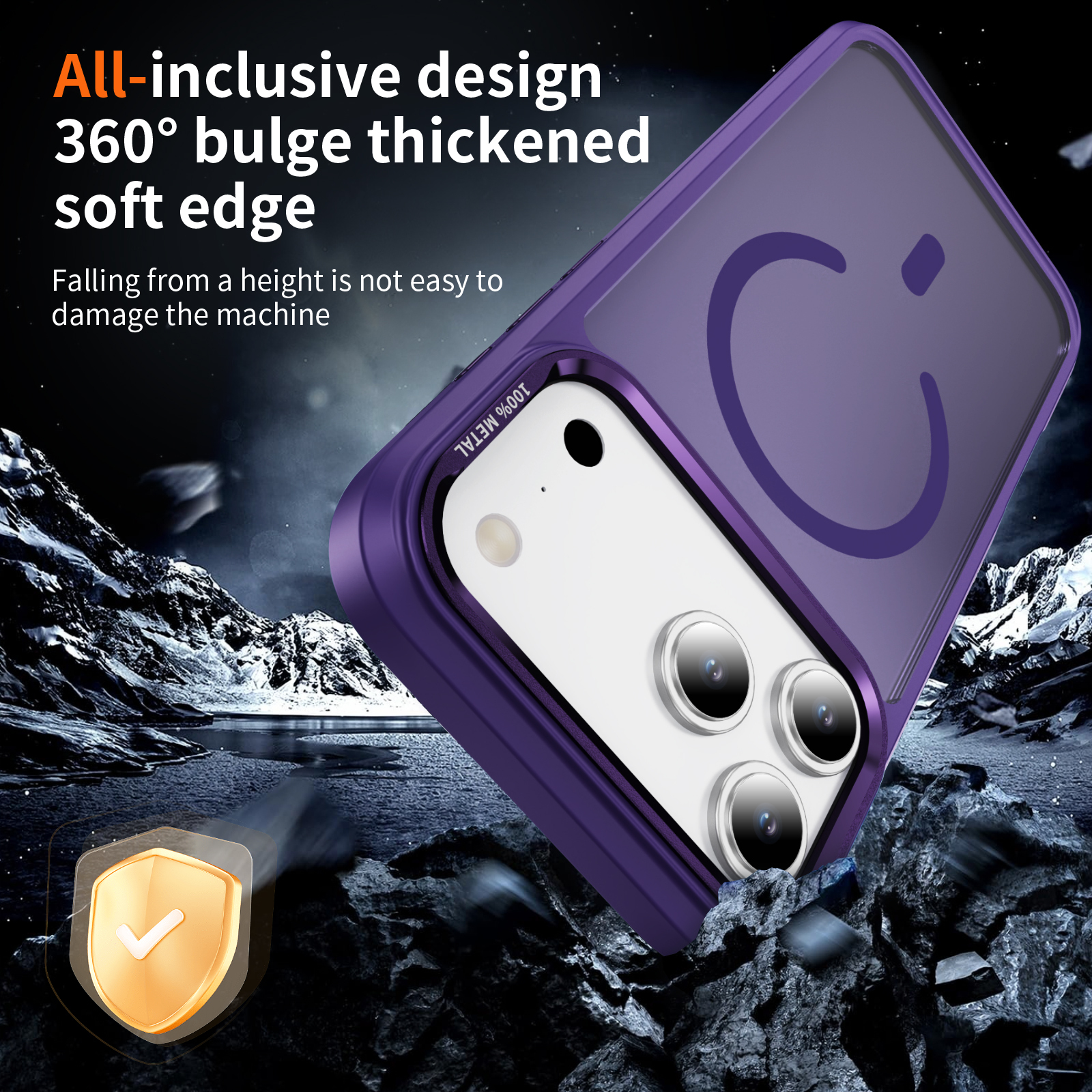NEW MATTE SILKY PRO iPhone 15 - lila