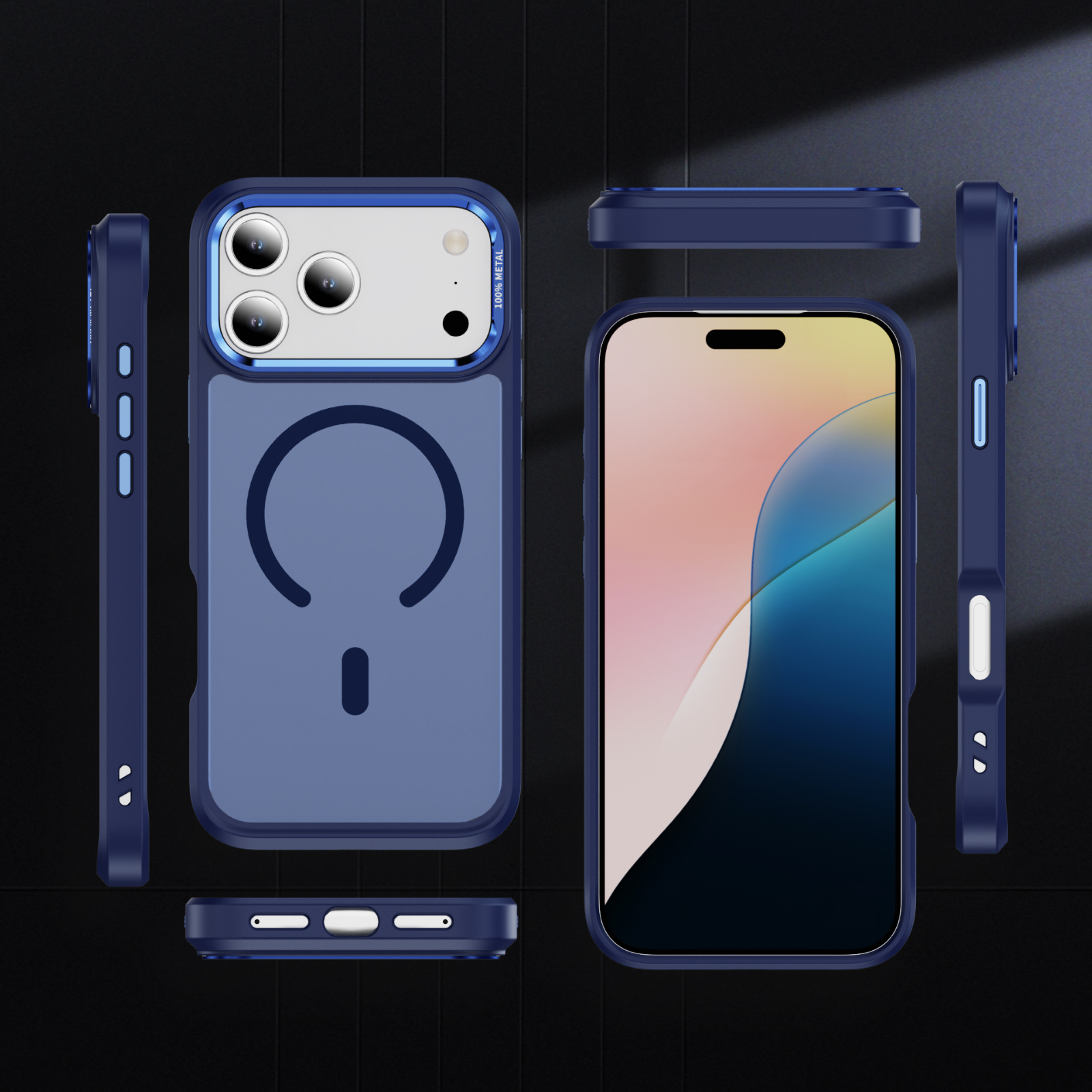 NEW MATTE SILKY PRO iPhone 17 Pro - kék