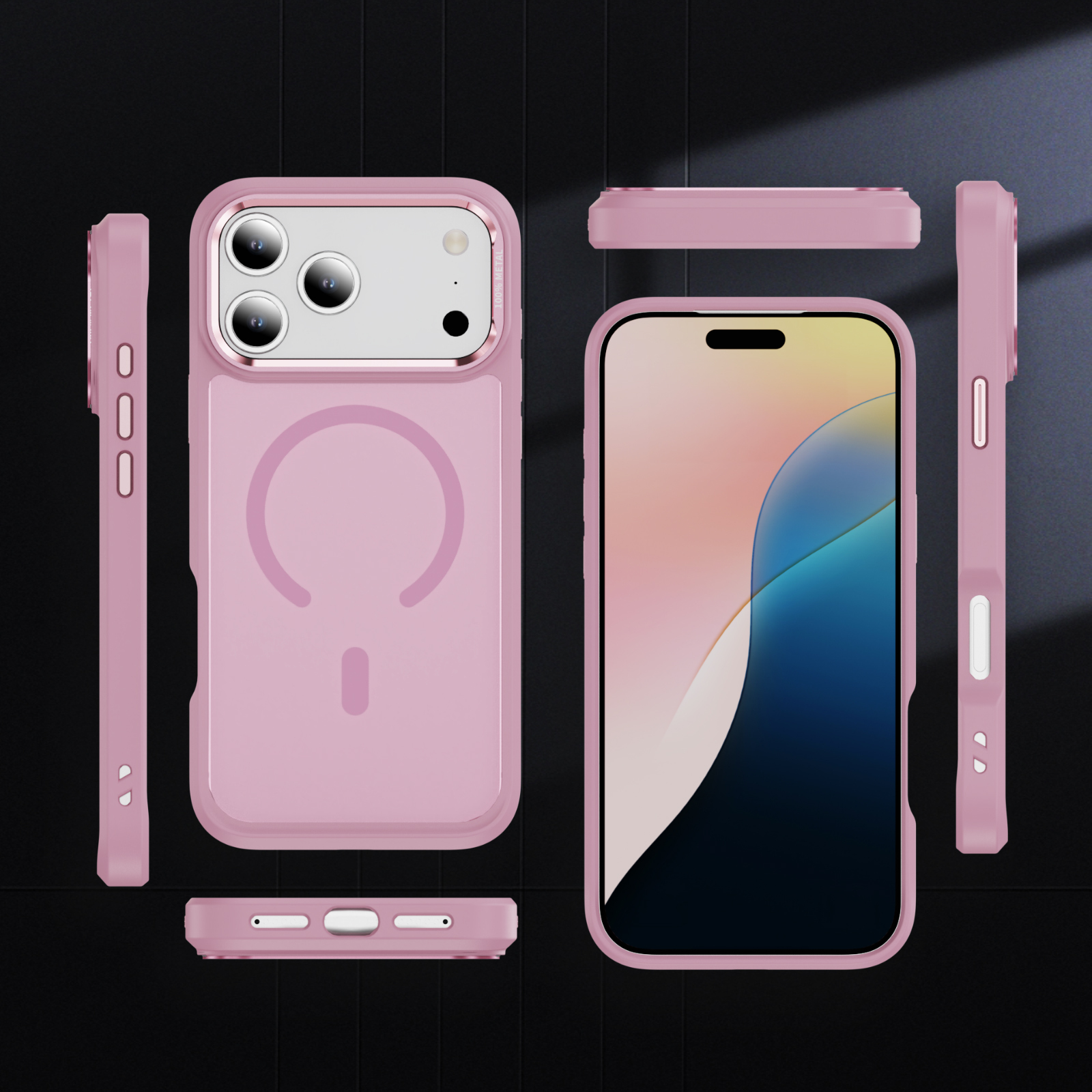 NEW MATTE SILKY PRO iPhone 17 Pro Max - rózsaszín