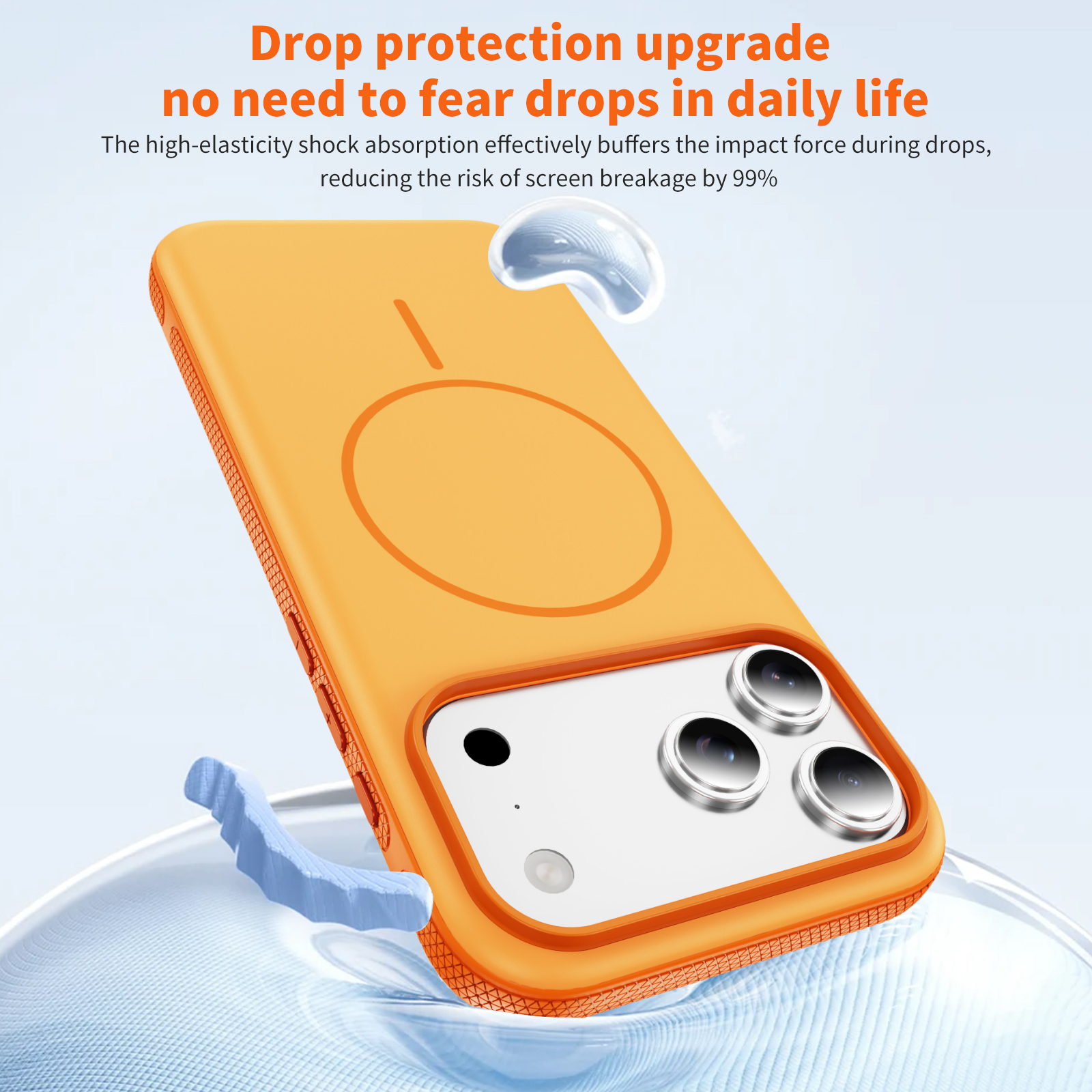 PASTEL MATTE iPhone 17 Pro Max orange + orange